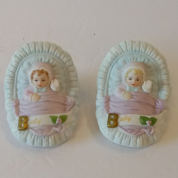 Enesco Accents 2 Enesco Vintage Baby Figurines 983 1987 Poshmark
